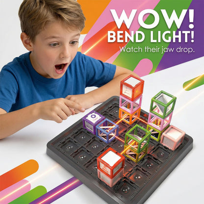 VkotaVkoty 2026 New Laser Maze Reasoning Game, STEM Toys for Ages 8-13 with 60+ Challenges Puzzle Game, Board Games for 8-13 Years Old Children Gift, Learning Education Toys for Space & Logic - 37 Pcs