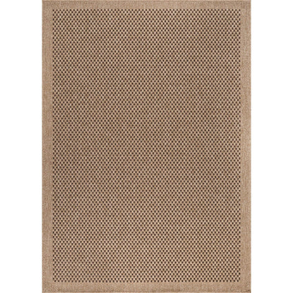 CAMILSON Easy Jute Rug 8x10, Indoor Outdoor Natural Color Fiber Area Rugs for Living Room Patio and Kitchen Rug, Sisal Boho Woven Design, Easy-Cleaning, Washable Outside Carpet Alfombras (8 x 10)