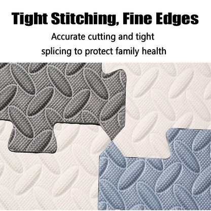 ALGFree Foam Puzzle Mat Soft Kids Baby Foam Activity Play Mat Interlocking Floor Tiles EVA Infant Crawling Mats, Customizable (Color : A, Size : 60x60x1.2cm-8pcs)