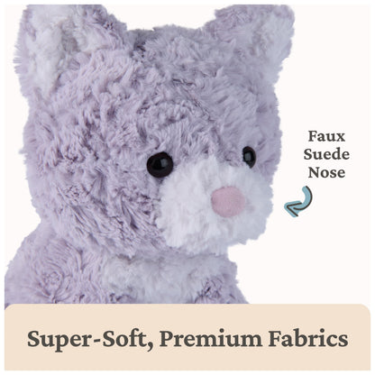 GUND Cozys Collection Kitten Plush, Cat Stuffed Animal for Ages 0 and Up, Purple, 10"