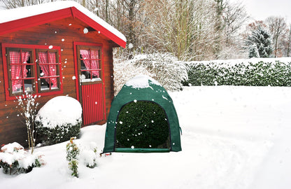 YAMYGA Winter Plant Covers for Snow and Ice Protection Shrub Cover Freeze Protection Plant Tent Protect Outdoor Plant and Potted Plant from Snow Frost Sun and Animal with Zipper Door 22*22*22 (2Packs)