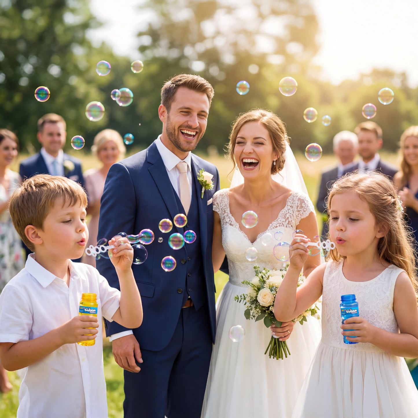 JOYIN Bubble Bottles 6/12/24/36PCS (4oz Solution), Bubbles for Toddlers 1-3, Blow Bubbles Solution Wand Bulk for Party Favors for Kids, Toddler Summer Outdoor Toys Gift for Kids (6)