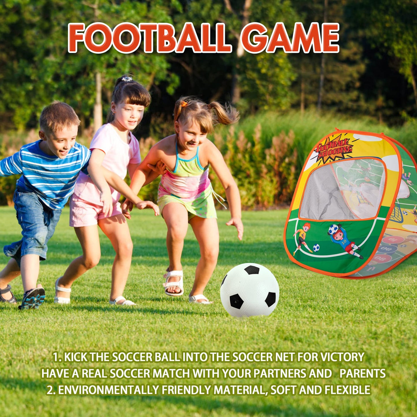 Sundaymot Bean Bag Toss Game Toy, Football Game Toys. Toddler Outdoor/Indoor Toys, for Kids Ages 3 4 5 6 7 8 Year Old Boys Gift, Kids Birthday Or Christmas Party Game, Backyard Game