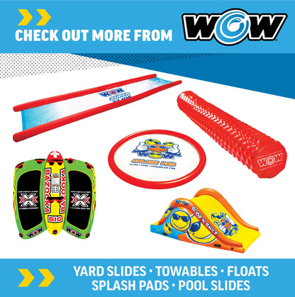 Wow Sports Jumbo Vinyl-Coated Foam Pool Noodle - Blue - 46 in - Supports Up to 250 lbs - for Kids & Adults