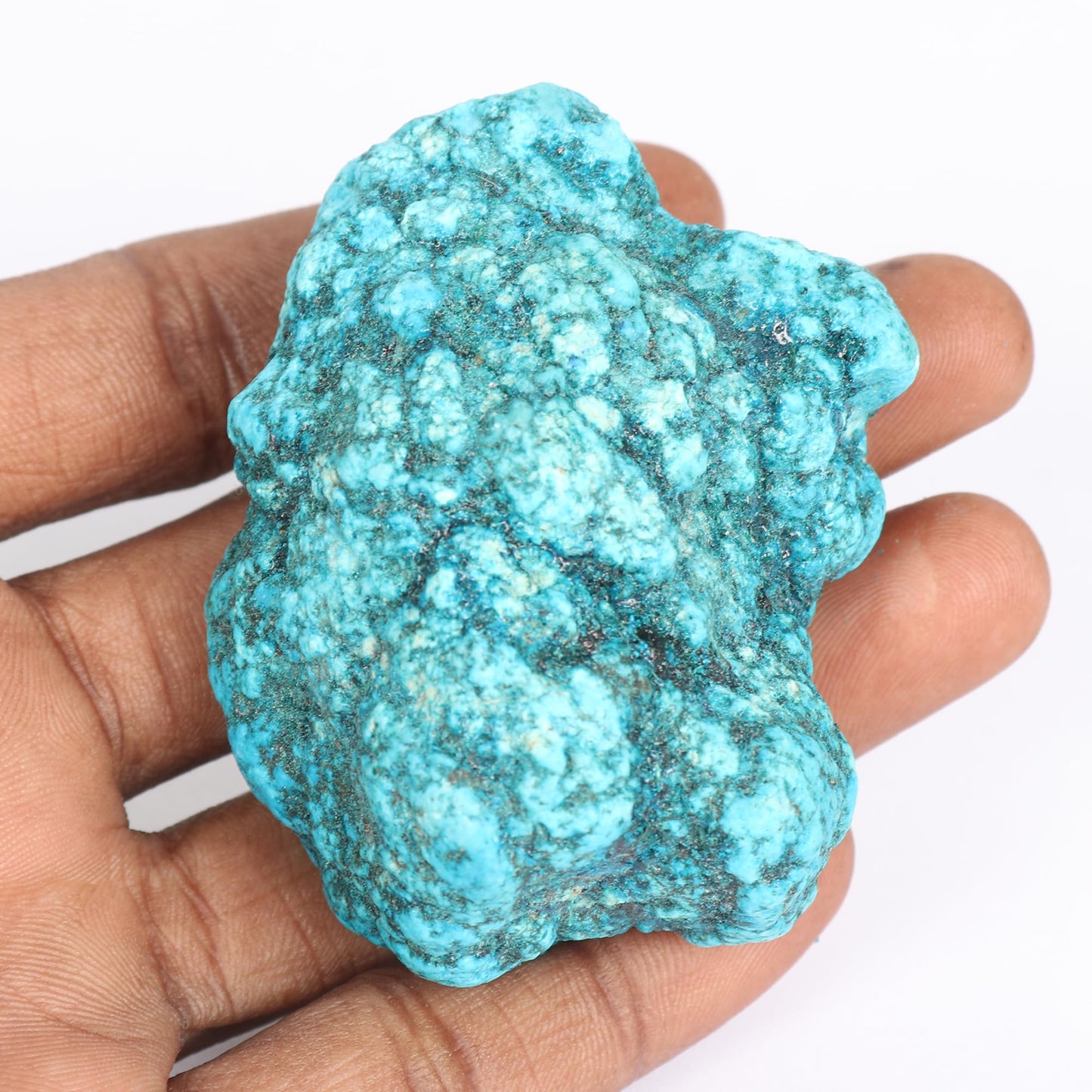 GEMHUB Natural Blue Turquoise Approximate 557 Ct Raw Blue Turquoise,Blue Turquoise Chunk, Raw Uncut Rough Healing Crystal Blue Turquoise Gemstone