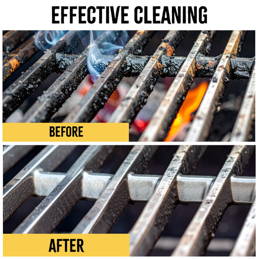 Kona Safe/Clean Grill Brush - Bristle Free BBQ Grill Brush for Outdoor Grill- 100% Rust Resistant Stainless Steel Barbecue Grill Cleaner - Safe for Porcelain, Ceramic, Steel, Cast Iron, Grilling Gift