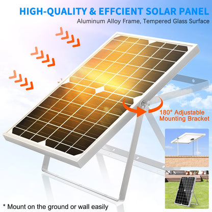 Solar Pond Pump, 15W Solar Fountain Pump with 190GPH Flow & 4 Spray Styles, 16.5Ft Extendable Power Cord, Debris Barrier Bag for Outdoor Fountain, Ponds, Fish Tank, Waterfall, Garden Water Features