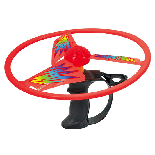 Discovery Toys Sky Spin Flying Aerial Disc Launcher | 2 Large Wings Kid-Powered Learning | STEM Toy Early Childhood Development 6 Years and Up | Summer Toy
