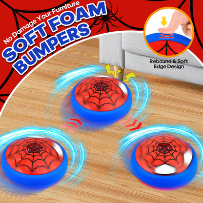 Indoor Hover Soccer Ball,Light-Up Toys for Boys Ages 5-7,6-8,8-12, Fun LED Football Game Toy with USB Rechargeable Battery,Christmas Birthday Gifts for Kid 4,5,6,7,8,9,10,11,12,13 Year Old