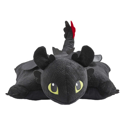Pillow Pets 16 inch How to Train Your Dragon Toothless Stuffed Animal, NBCUniversal Plush Toy Gift for Kids