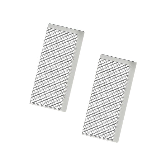 Leewoth 2pcs Stainless Steel Diamond Painting Ruler 5D Mesh Ruler 1020 Blank Grids DIY Art Crafts Painting Tools