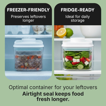 Bop Top Airtight Food Storage Containers with Lid 2 Cups / 16 oz | Kitchen Canister Sets | Air Tight Pantry Container | Pop Top Dry Food Storage Containers for Snacks, Sugar, Flour, Baking, Pasta
