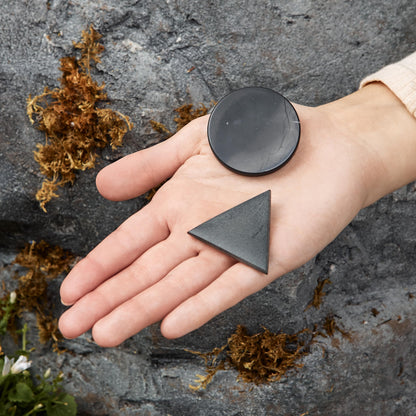 Karelian Heritage Authentic Shungite Harmonizers Pocket Set Chakra Healing Crystal Protection for Meditation | Negative Energy Blocker HP01