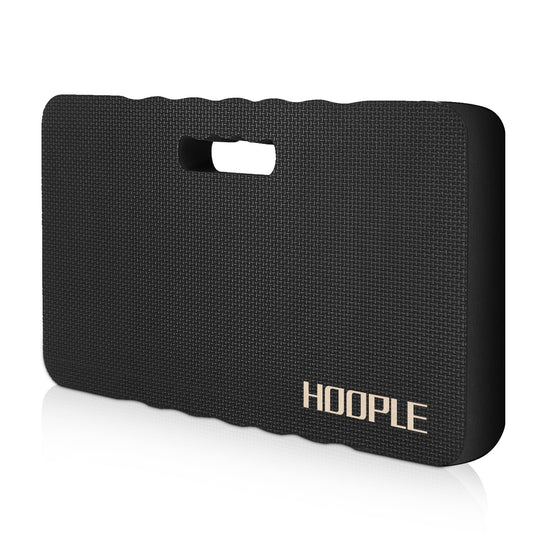 HOOPLE Extra Thick Kneeling Pad, Soft Foam Kneeling Cushion, Waterproof Gardening Knee Pads, Lightweight Knee Mat for Bathing, Workout Supplies, Exercise Yoga, Garden Work Gifts 17.5 x 11 x 1 in, Black