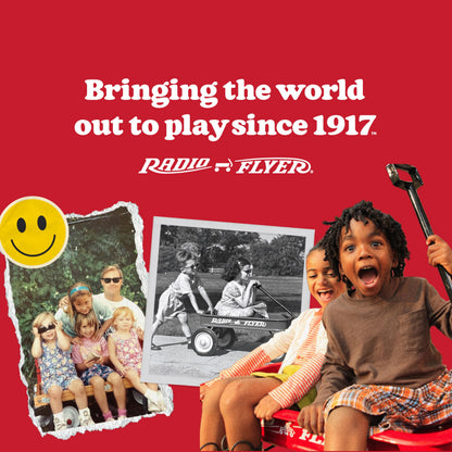 Radio Flyer My 1st Scooter, Red, For Kids 2-5 Years Old, Extra Wide Base for Balance, 2 Front Wheels for Added Stability, Easy to Use Foot Brake, 3 Wheel Scooter for Kids, (Amazon Exclusive)