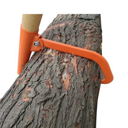 OAOLOWF 58" Log Peavy - Cant Hook - Peavey Point - 58" Heavy Logging Tool Log Roller Tool Hard Wood Handle - Retractable 16 Inch Opening Felling Log Roller Tool
