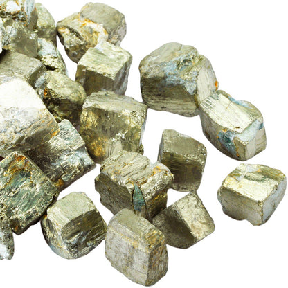 rockcloud 1 lb Natural Crystals Raw Rough Stones for Cabbing,Tumbling,Cutting,Lapidary,Polishing,Reiki Crytsal Healing,Iron Pyrite