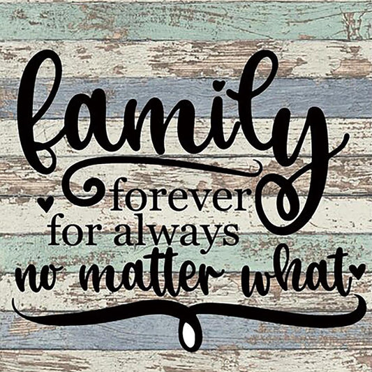 PDSLAIKE Family Diamond Painting - Home Sayings Quote DIY Art Craft Wall Decor Painting Area 13.7x13.7in
