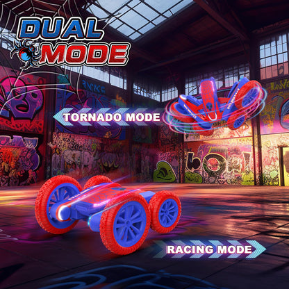 Blissbud Remote Control Car Spider RC Cars Double Sided 360°Flip 4WD Rechargeable Drift RC Race Car Boys Toys Birthday Gifts for 4 5 6 7 8 9 10 11 12 Year Old Boys Easter Basket Stuffers for Kids
