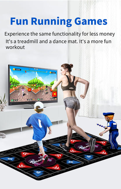 WuZhuangYuan HDMI Musical Electronic Dance mat with a Camera,81 Music Videos,Including 1000 Games,a 64G Large Memory Card,650 Songs,for Single/Double Users,a Luxurious Gift for Boys and Girls