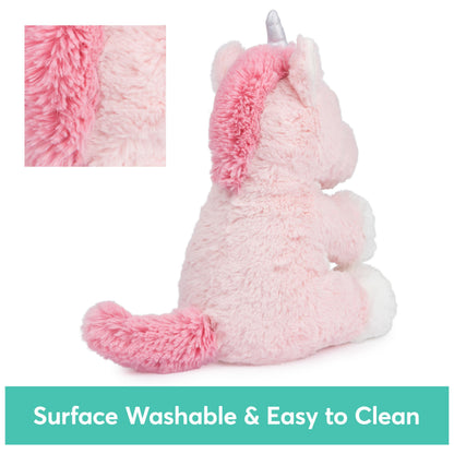 GUND Baby Alora The Unicorn Animated Plush, Singing Stuffed Animal Sensory Toy, Sings ABC Song and 123 Counting Song, Pink, 11”