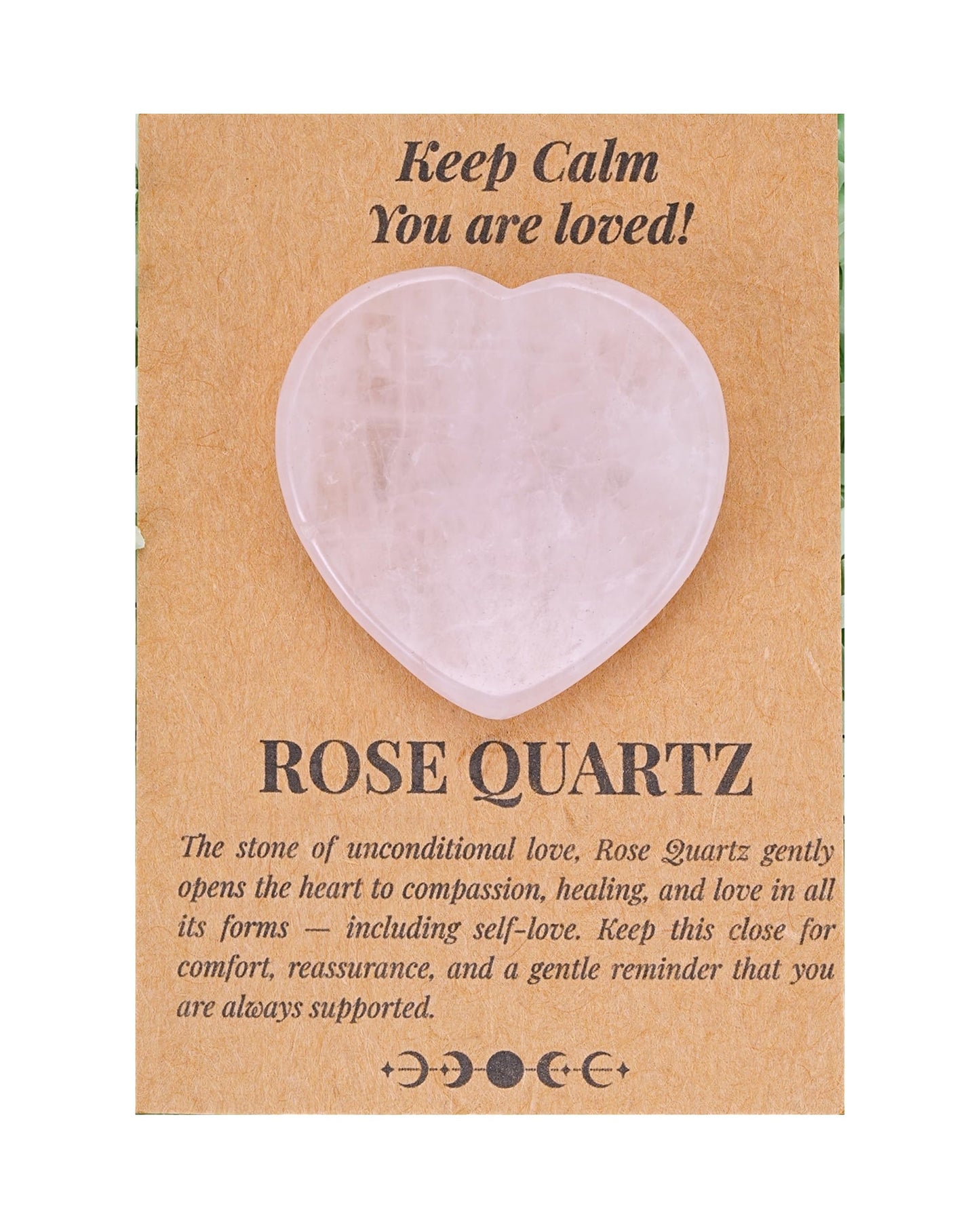 QianCannaor Crystals and Healing Stones Set for Anxiety, Relaxation Spiritual Crystals Gift for Meditation, Manifestation, Zen, Reiki, Fengshui (Keep Calm, You are Loved!)