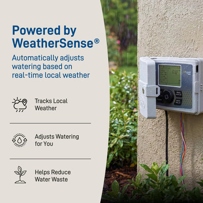 Orbit B-hyve Smart Indoor/Outdoor Sprinkler Controller - 6-Zone - App Controlled Smart Controller with Custom Irrigation Schedules - Weatherproof Multi-Zone Sprinkler System - 57946