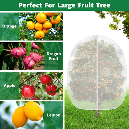 Evoio Bird Netting for Garden Plant Fruit Tree Protection 8 x 10 ft Large Blueberry Bushes Netting Covers Bags with Zipper, Shrubs Bush Tomato Strawberry Berry Barrier Mesh Cover Net Protector