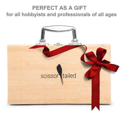 Premium Wood Burning Kit 43PCS, Dual Power Mode Wood Burner Pen Tool with 36Tips & Accessories All In A Wood Storage Case - Complete Gift For An Effortlessly Mastering The Art Of Pyrography