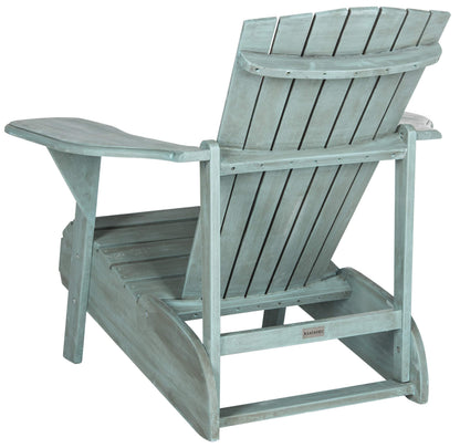 Safavieh Outdoor Collection Mopani Adirondack Chair, Beach House Blue