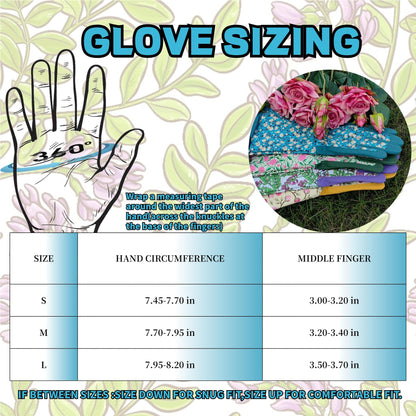 MSUPSAV Durable Gardening Garden Gloves,Long Puncture Resistance Rose Cactus Gauntlet Work Glove,Gifts for Women,Medium,Purple