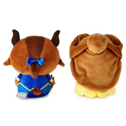 Hallmark Disney Beauty and The Beast Better Together Magnetic Plush Toy with Sound, Set of 2 (Belle and Beast) 5.25", Gift for Kids, Teens, Fans, Collectors