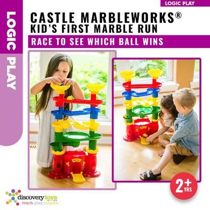 Discovery Toys Castle MARBLEWORKS® Marble Run | Kid-Powered Learning | STEM Educational Building Block Toy Learning & Childhood Development 2 Years Old and Up