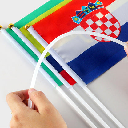 LUSEOAN 226 Different Countries International Stick Flag of the World Small Mini Hand Held Flags for Grand Opening,Bar,School Office,Sports Events,International Festival Decorations,All Countries Flags,8.2 x 5.5 Inch