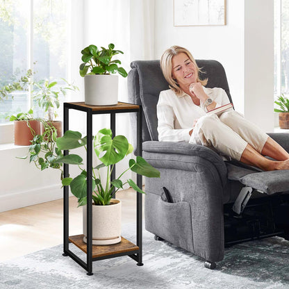 Lilybud--lily Plant Stand Indoor, 31.5'' Tall Wood Plant Stands Heavy Duty Pedestal Stand for Indoor Outdoor, Modern Corner Flower Stand for Patio, Living Room, Balcony