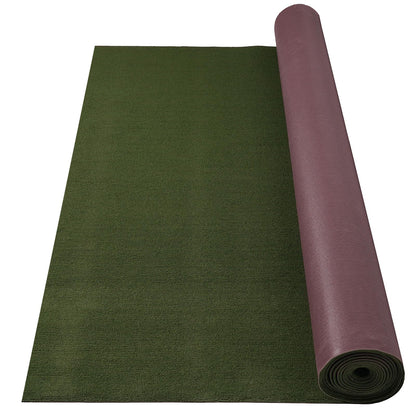 Grefinity Marine Carpet,6 FT x 14 FT Olive Green Indoor Outdoor Carpet 0.2" Thick with Water-Proof TPE Backing, Non-Slide for Home, Patio, Porch, Deck