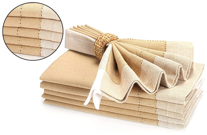 Homidate Cloth Dinner Napkins – Machine Washable Reusable Fabric Napkins for Weddings, Parties & Table Decorations