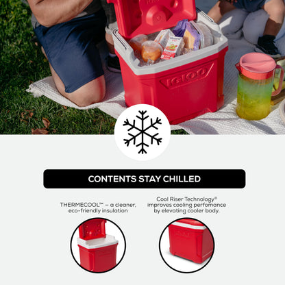 Igloo Profile II 16 Quart, red