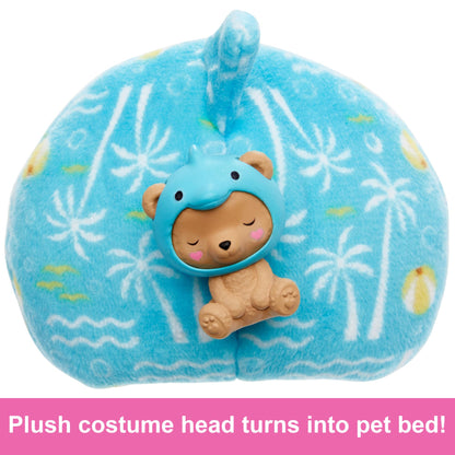 Barbie Cutie Reveal Chelsea Doll & Accessories, Animal Plush Costume & 6 Surprises Including Color Change, Teddy Bear as Dolphin