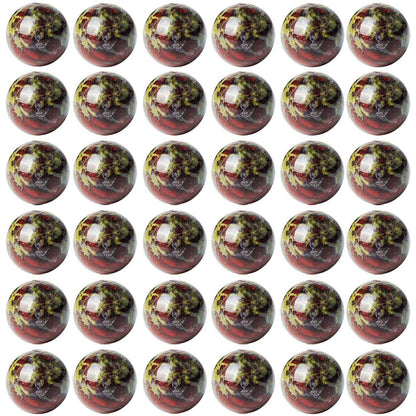 Natural Stone Beads 100pcs 10mm Dragon Blood Stone Round Genuine Stone Beading Loose Gemstone DIY Smooth Beads for Bracelet Necklace Earrings Jewelry Making (Dragon Blood Stone Red, 10mm)