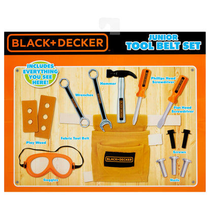 Black & Decker Junior 14 Piece Toy Tool Belt Set