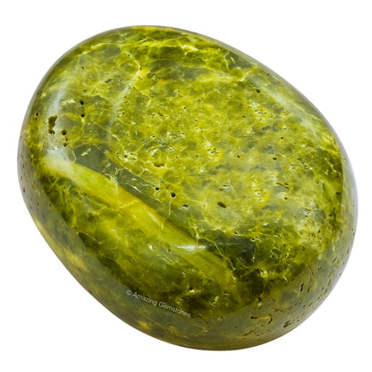 Amazing Gemstone Green Tourmaline in Matrix Crystals and Healing Stones - Large Palm Stone Crystals Piedra - Crystal for Good Luck,Positivity,Meditation - Unique Stocking Stuffers and Birthday Gifts