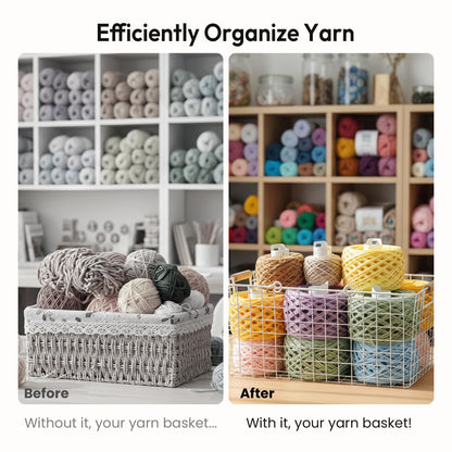 Etcokei Electric Yarn Winder M1 & 9pcs Yarn Ball Tube, Compact Cake Winder for Neat Storage & Tangle-Free Knitting/Crocheting, Yarn Winding Tube