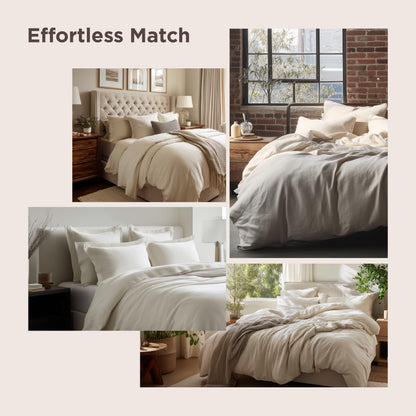 Bedsure White Duvet Cover Queen Size - 3 Pieces Prewashed Cotton-Like Polyester Extra Soft Bedding Set, Includes 1 Duvet Cover 90x90 Inches with Zipper Closure & 2 Pillow Shams, Comforter Not Included