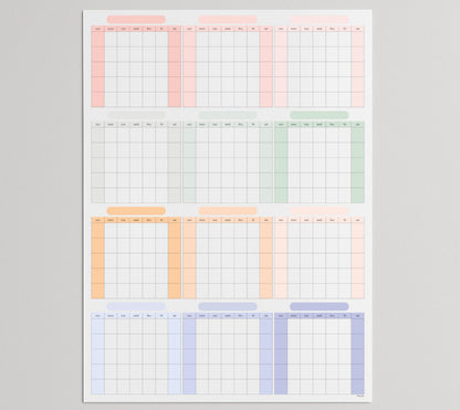 Dry Erase Wall Planner (27×39 in) – Double-Sided Reusable Yearly Planner with Undated Planning Board & 2026 Calendar Reference, Large Laminated Write & Wipe Wall Calendar for Home, Office, Classroom