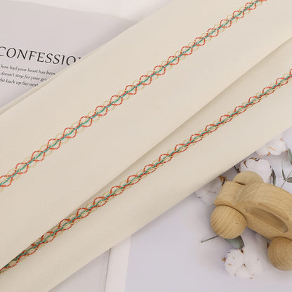 JADE POKE Bed Runner - 210 x 50 cm, Queen & Full Size, Beige Bed Throws Decorations for Bedroom, Hotel, Wedding Room
