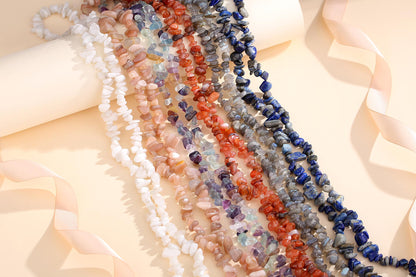 ZHIYUXI 400pcs Carnelian Beads 5-8mm Healing Crystals Gemstones for Bracelet Making 2 Strands Irregular Stone Loose Rocks Bead for Jewelry Making Hole Drilled DIY Necklace Earrings Craft Gifts