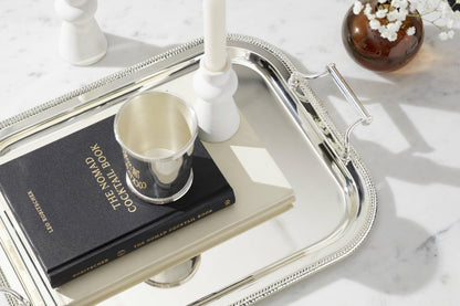 Reed And Barton 896102 Rectangle Silverplate Tray With Handles