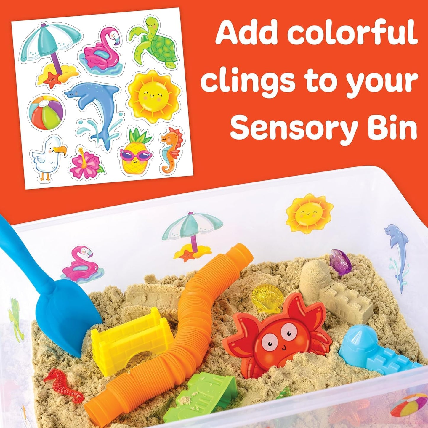 Creativity for Kids Sensory Bin: Beach - Toddler and Preschool Toys, Sensory Box with Toys for Toddlers, Kids Gifts for Toddler Boys and Girls (Ages 3+)