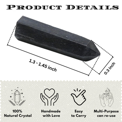 Amazing Gemstone Crystal Points Bulk 3 Pcs Healing Crystals and Stones - Hexagonal Healing Point Bulk Crystals for Crafts - Premium Gemstones and Crystals (Set of 11, Mix)